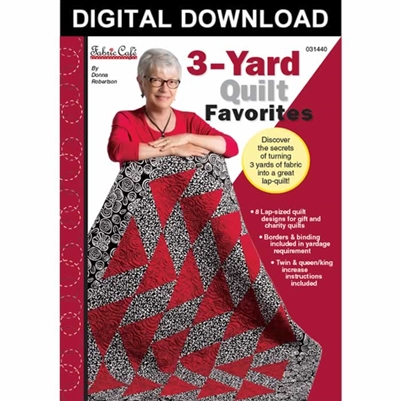 3-Yard Quilt Favorites - Downloadable Pattern Book