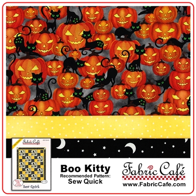 Boo Kitty - 3 Yard Quilt Kit
