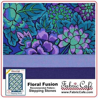 Floral Fusion - 3 Yard Quilt Kit
