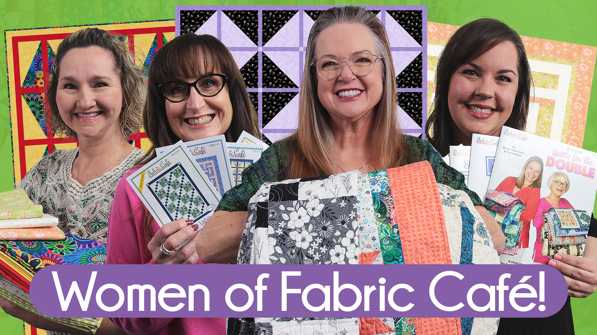 Make it Christmas with 3-Yard Quilts! New Book from Fabric Café