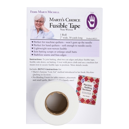 Marti's Choice Fusible Batting Tape - 2" Wide Roll