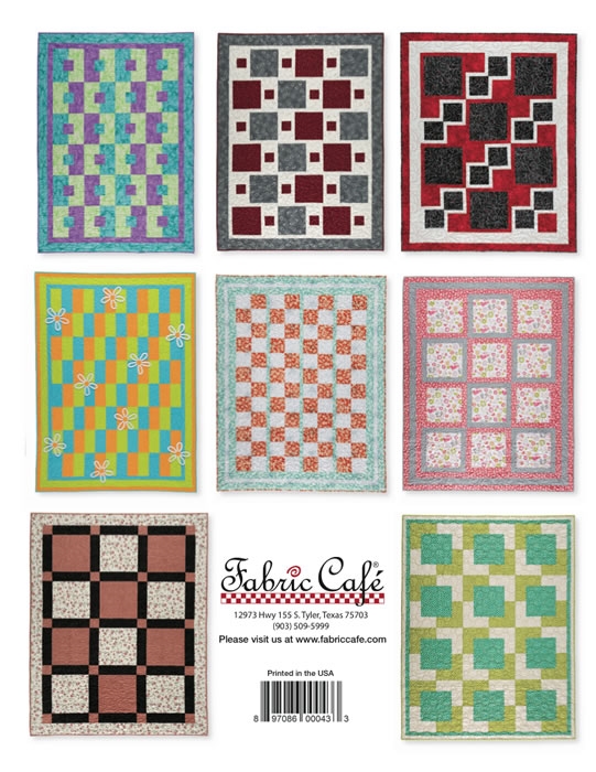 Fabric Cafe Easy Peasy 3-Yard Quilts Bk 3 FBC031740 