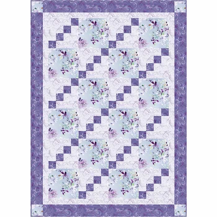 Pretty Darn Quick 3-Yard Quilts Booklet by Fabric Cafe/Donna Robertson  897086000549 - Quilt in a Day / Quilt Patterns