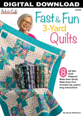 Fast & Fun 3-Yard Quilts - Downloadable Pattern Book