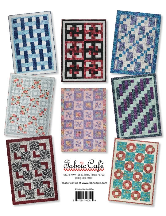 Quick as A Wink 3 Yard Quilts Book. 8 Great Quilt Patterns for