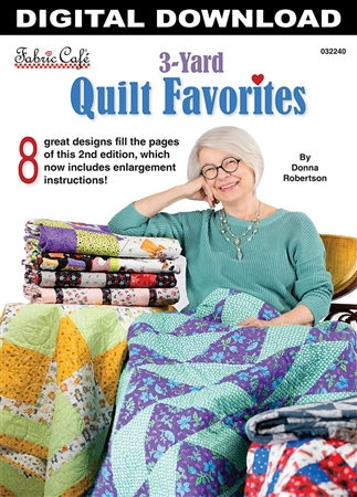 3-Yard Quilt Favorites - 2nd Edition - Downloadable Pattern Book