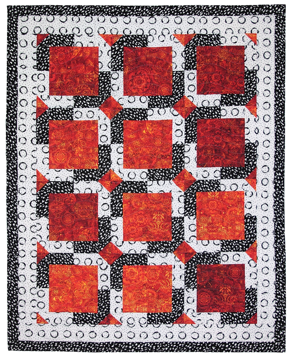 Midnight Magic 3 Yard Quilt Bundle. Works Well With Fabric Cafe 3 Yard  Quilt Books not Included 