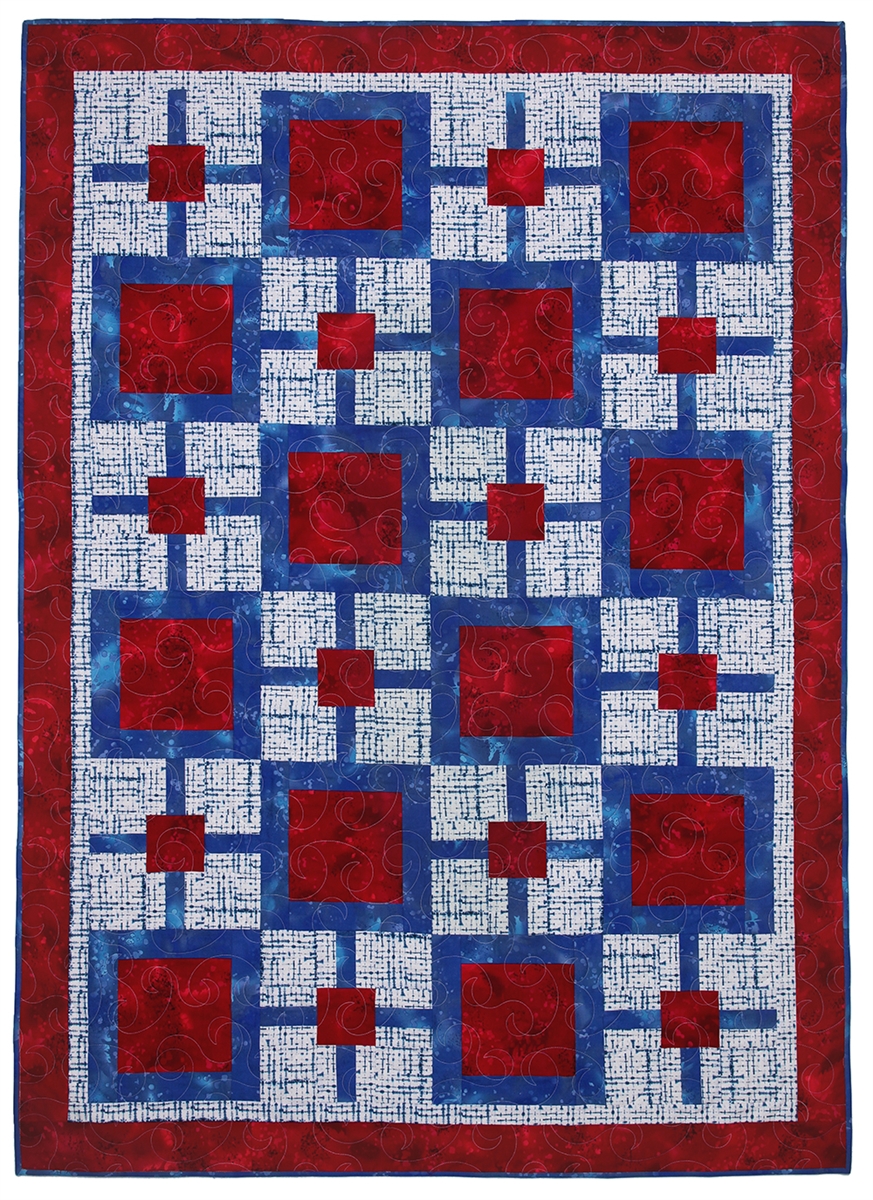 Make it Patriotic W 3-Yard Quilt FC 032342 by Fabric Cafe