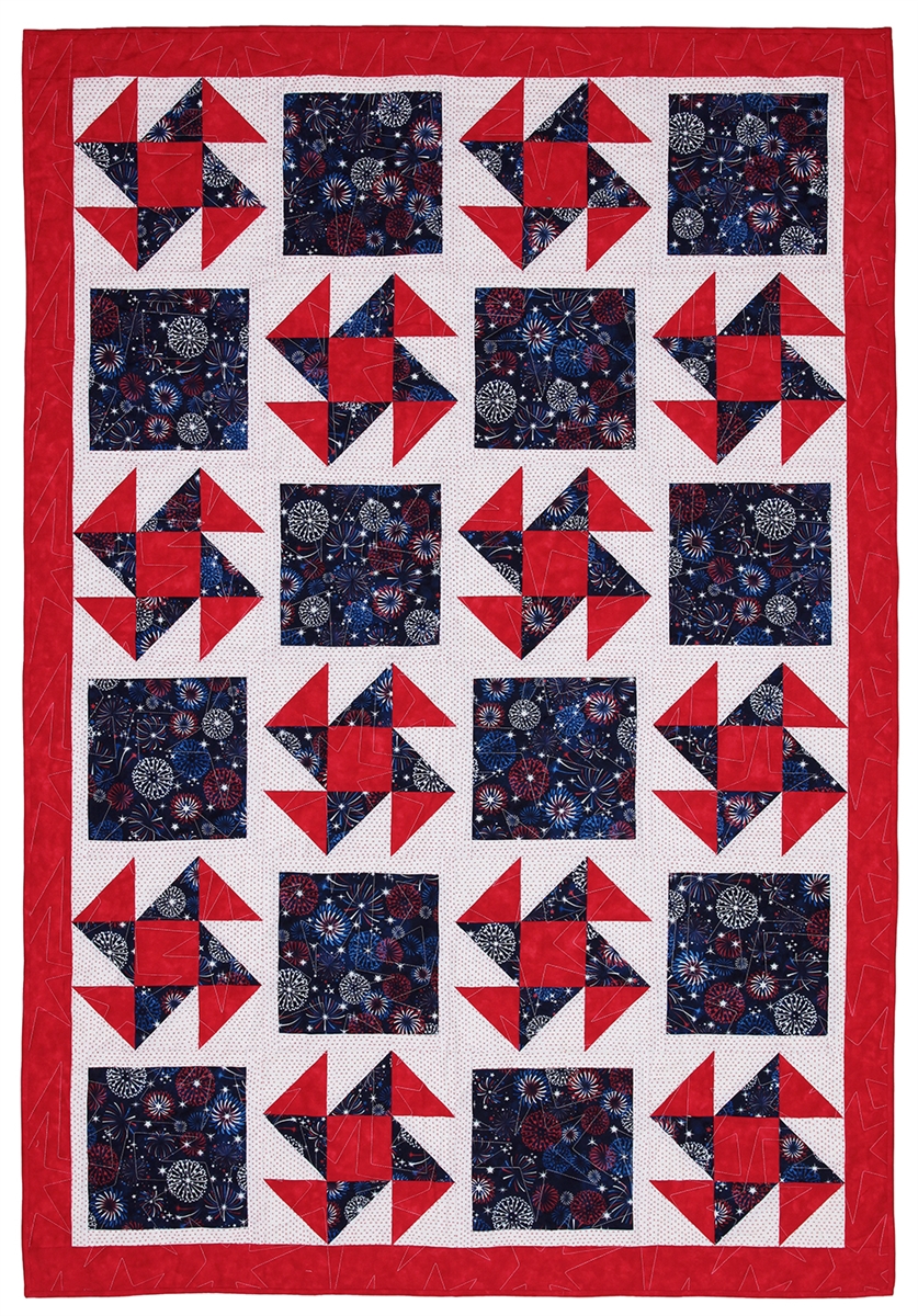 Stars and Stripes Patriotic Quilt Pattern - Confessions of a Homeschooler