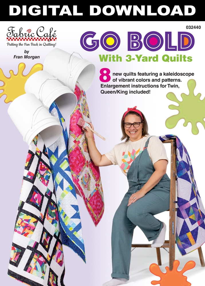 Bold Blocks ~ 3-Yard Quilts by Fabric Cafe