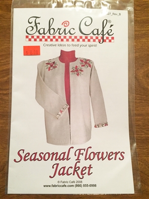 Seasonal Flowers Jacket - Sweatshirt Jacket