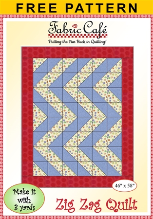 Zig Zag - Free 3-Yard Quilt Pattern