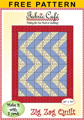 Zig Zag - Free 3-Yard Quilt Pattern