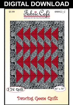 Dancing Geese Downloadable 3 Yard Quilt Pattern