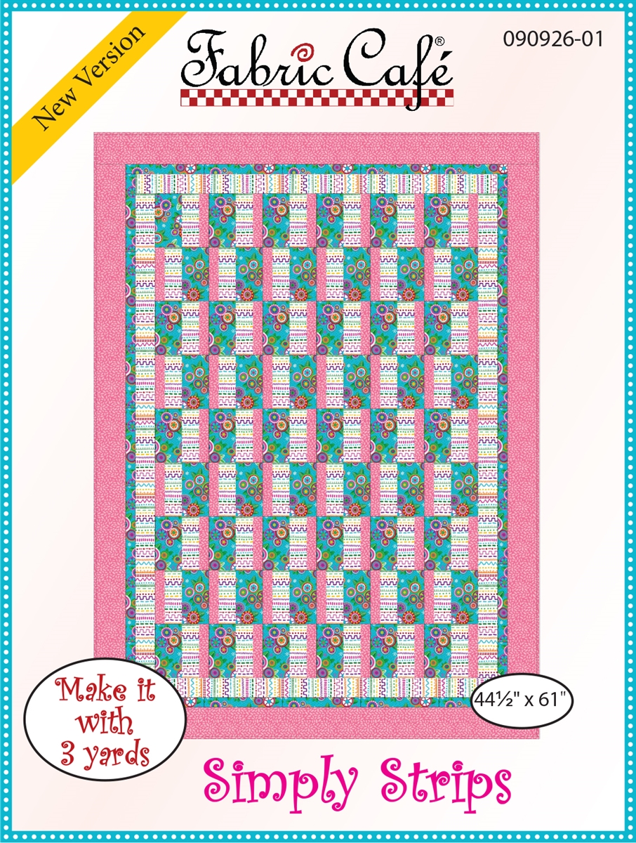 Strip Happy Downloadable 3-Yard Quilt Pattern