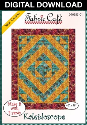 Kaleidoscope Downloadable 3 Yard Quilt Pattern