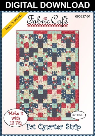 Fat Quarter Strip Downloadable Quilt Pattern