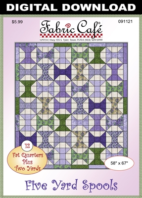 Spools - Downloadable 5-Yard Fat Quarter Quilt Pattern