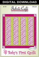 Baby's First Quilt - Downloadable 3 Yard Quilt Pattern