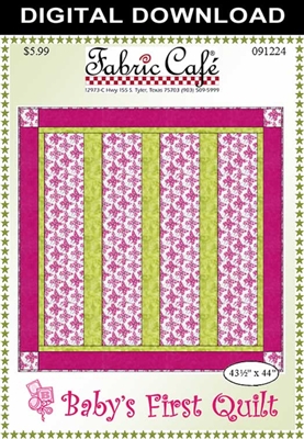 Baby's First Downloadable Quilt Pattern