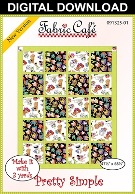 Pretty Simple - Downloadable 3 Yard Quilt Pattern
