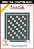 Four Square - Downloadable 3 Yard Quilt Pattern