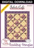 Tumbling Triangles Downloadable 3 Yard Quilt Pattern
