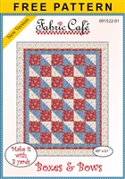 Boxes & Bows - Free 3 Yard Quilt Pattern