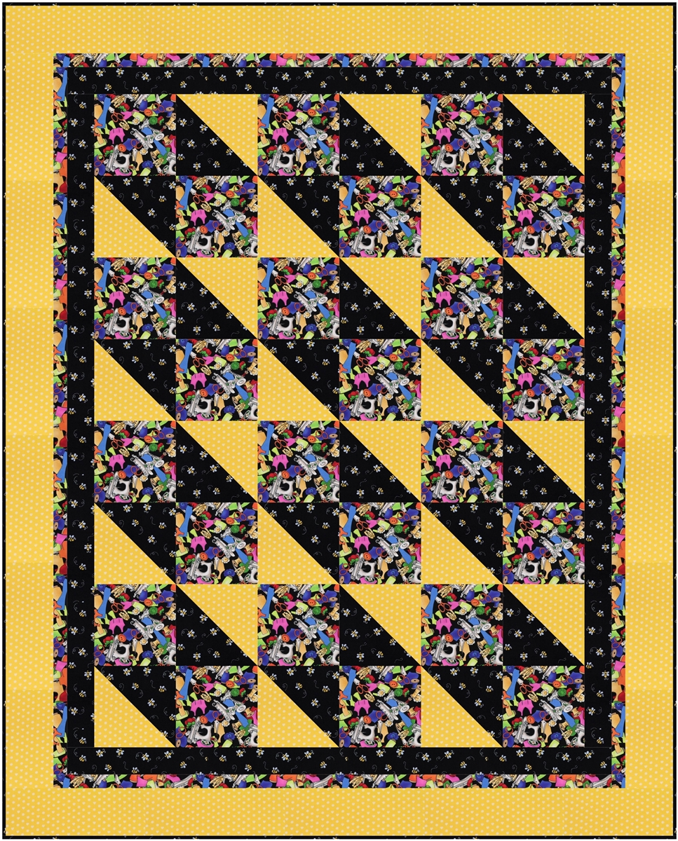 Boxes & Bows 3-Yard Quilt