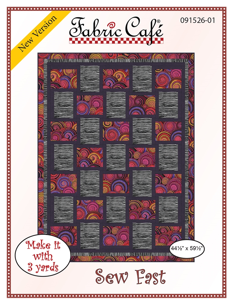 Quick & Easy 3-Yard Quilts by Fabric Cafe 032142 - 897086000594