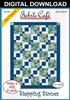 Stepping Stones Downloadable 3 Yard Quilt Pattern