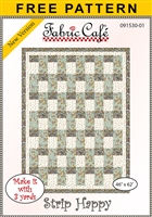 Strip Happy - Free 3-Yard Quilt Pattern
