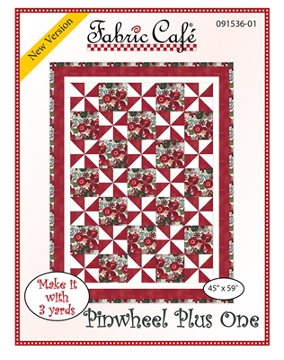 Pinwheel Plus One 3 Yard Quilt Pattern