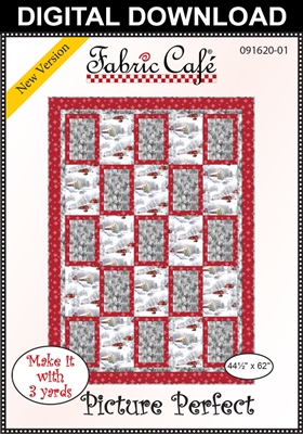 Picture Perfect - Downloadable 3 Yard Quilt Pattern