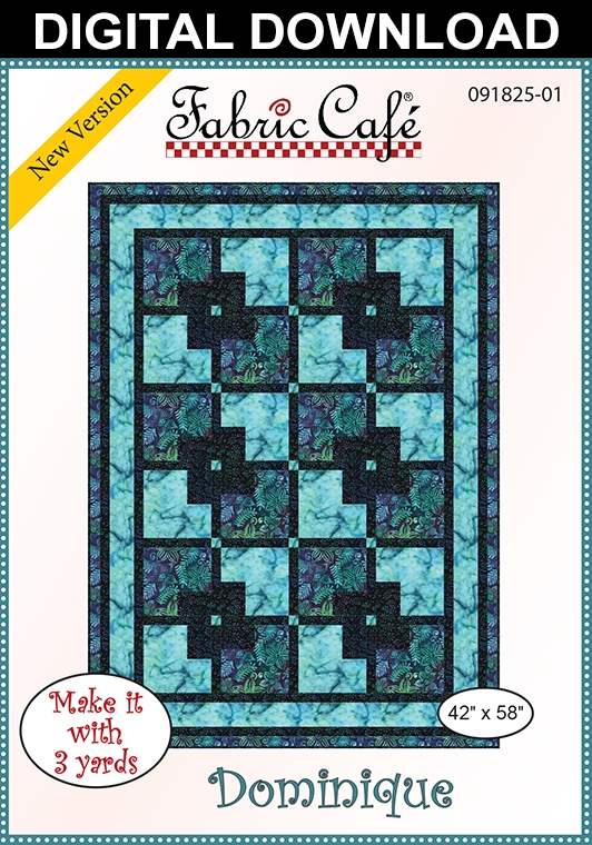 Dominique Downloadable 3 Yard Quilt Pattern