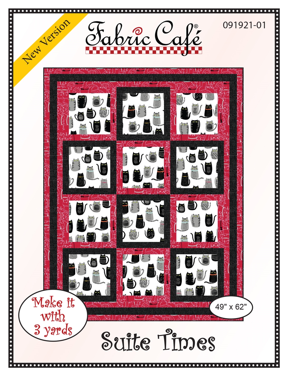  Fabric Cafe 3 Yard Quilts Pattern Book Bundle New 2021
