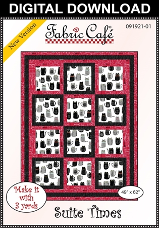 Suite Times Downloadable - 3 Yard Quilt Pattern
