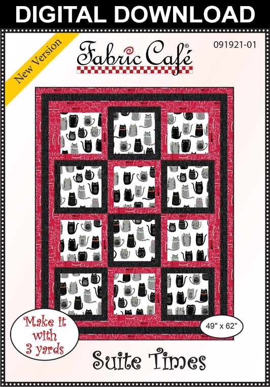 Suite Times Downloadable - Yard Quilt Pattern