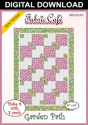 Garden Path Downloadable - 3 Yard Quilt Pattern