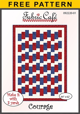 Courage - 3 Yard Quilt Free Pattern