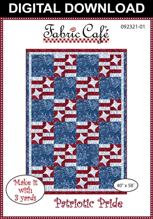 Patriotic Pride Downloadable 3-Yard Quilt Pattern
