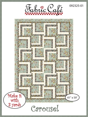 Make It Modern with 3 Yard Quilts Booklet, Fabric Cafe #FC-032341