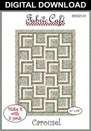 Carousel Downloadable 3-Yard Quilt Pattern