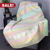 Pastel Paisley & Stripes with Chenille Flowers Finished Quilt
