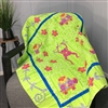 Pond Friends Applique with Chenille Accents - Finished Quilt