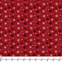 Benartex-Charming-Snowflake-Red-Charm-Holiday-9604M-10