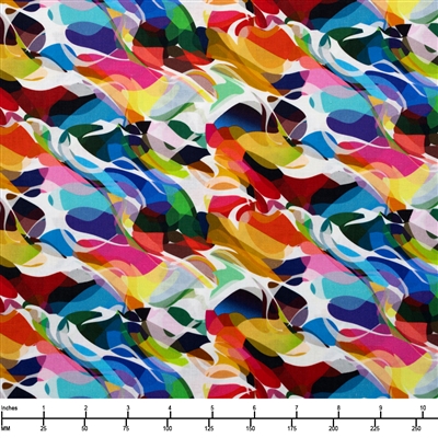 Clothworks Divine Nature Wisp Y3883-55 Multi Color  - 22-inch EOB Special