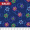Blank Quilting Corp Flower Power 2628-77 Navy  - By the Yard