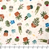 Michael Miller Fabrics Cactus Plants DC10716 Crem D - 32-inch EOB Special
