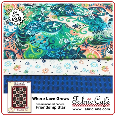 Where Love Grows - 3 Yard Quilt Kit